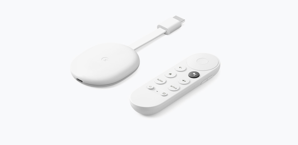 Een Google Chromecast met Google TV t.w.v. €39,99