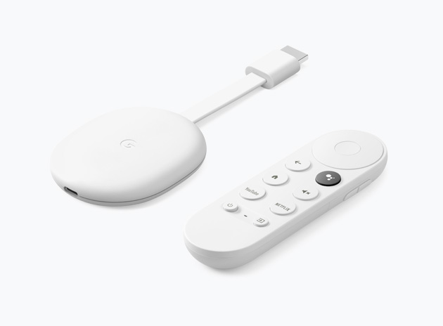 Een Google Chromecast met Google TV t.w.v. €39,99