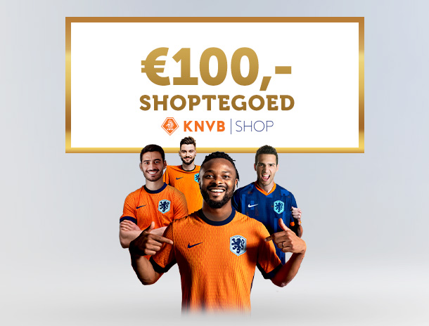Win €100 KNVBshop.nl tegoed en bestel het nieuwe EK shirt